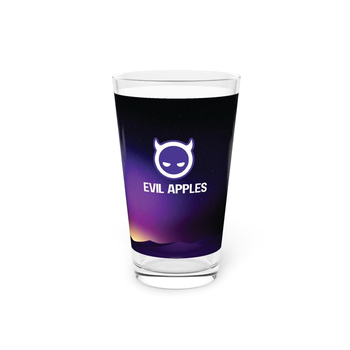 Evil Apples Pint Glass, 16oz