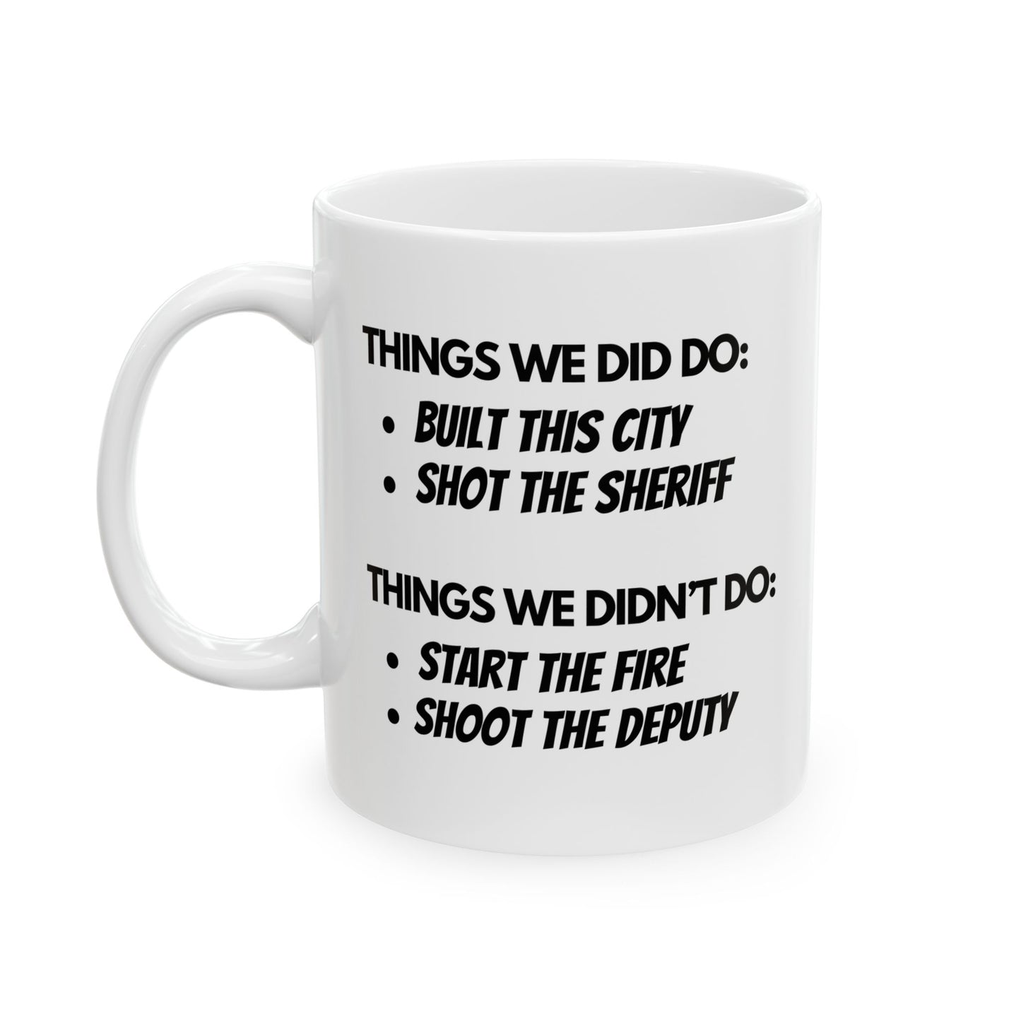 Ceramic Mug with Fun Checklist - Perfect for Gifts, Home Office, Coffee Lovers, Birthdays, Holidays