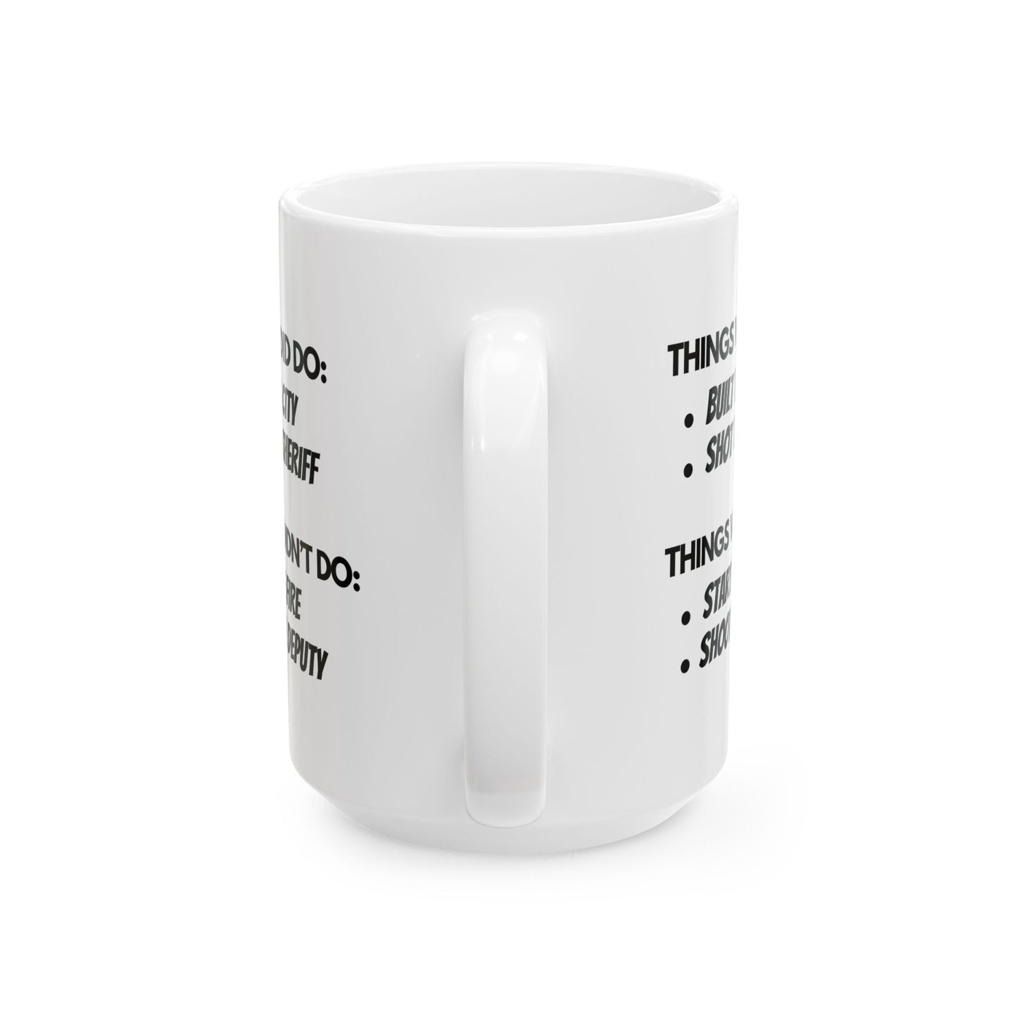 Ceramic Mug with Fun Checklist - Perfect for Gifts, Home Office, Coffee Lovers, Birthdays, Holidays