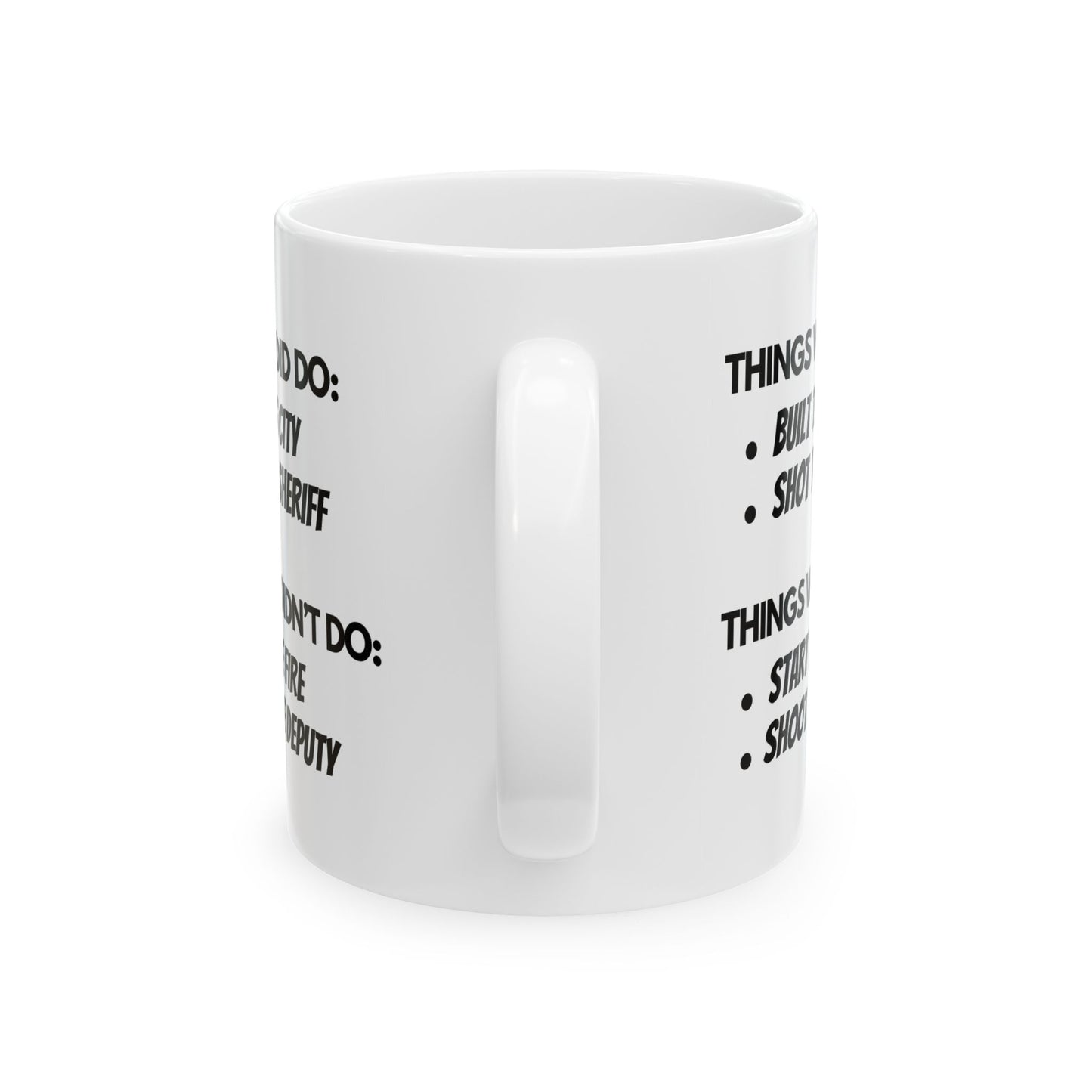 Ceramic Mug with Fun Checklist - Perfect for Gifts, Home Office, Coffee Lovers, Birthdays, Holidays