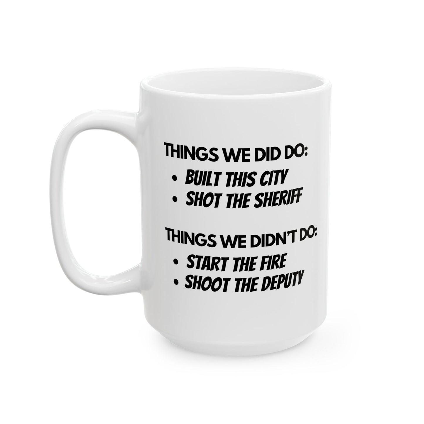 Ceramic Mug with Fun Checklist - Perfect for Gifts, Home Office, Coffee Lovers, Birthdays, Holidays